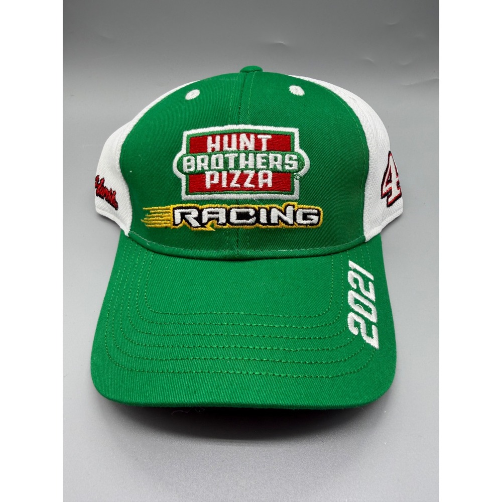 Stewart-Haas Racing Hat Mens OSFM Green White Hunt Brothers Pizza Kevin Harvick